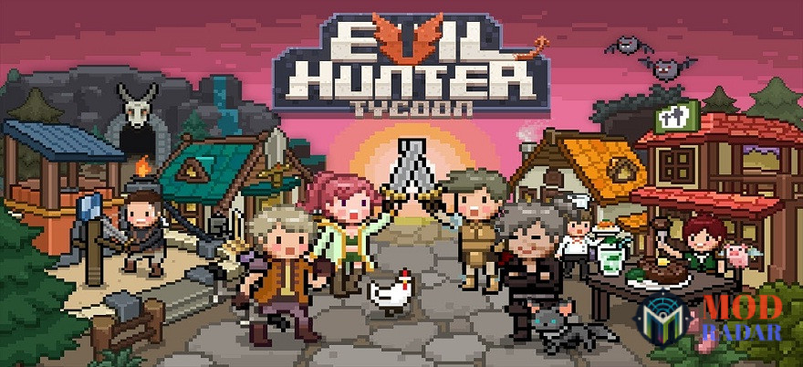 Tampilan Awal Evil Hunter Tycoon Mod Apk