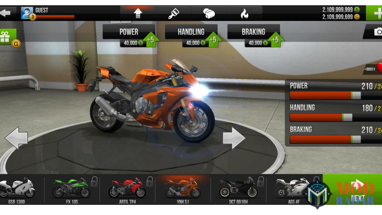 What Bikes You Can Use in Traffic Rider Mod Apk