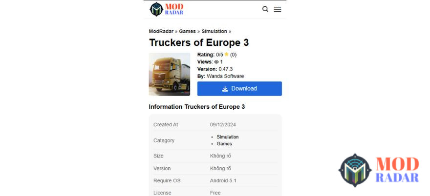 Truckers of Europe 3 Mod APK Download