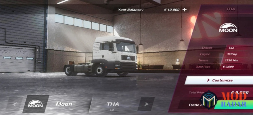 Truckers Europe 3 Mod APK Homepage