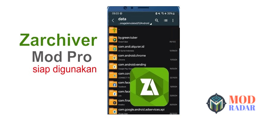 ZArchiver Apk bisa kamu gunakan