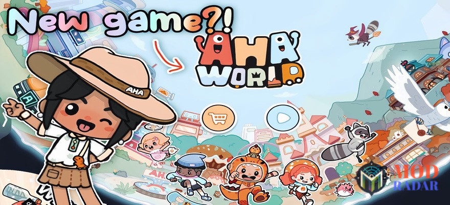 poster aha world mod apk