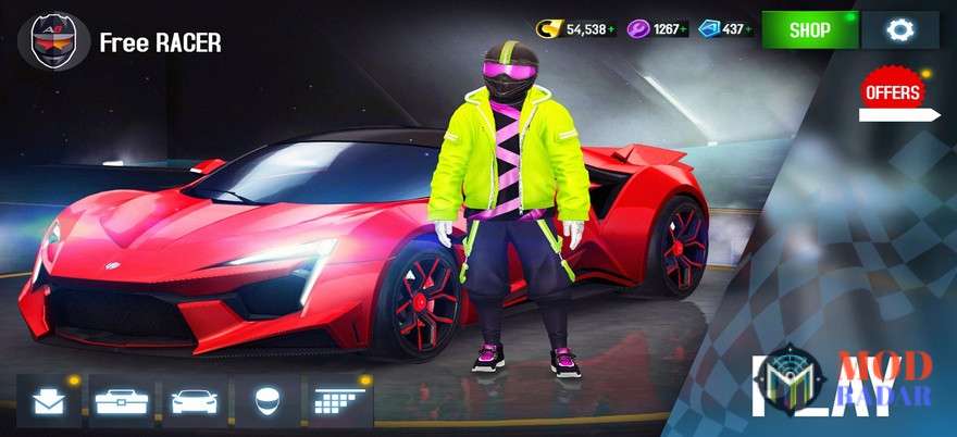 homepage asphalt 8 mod apk