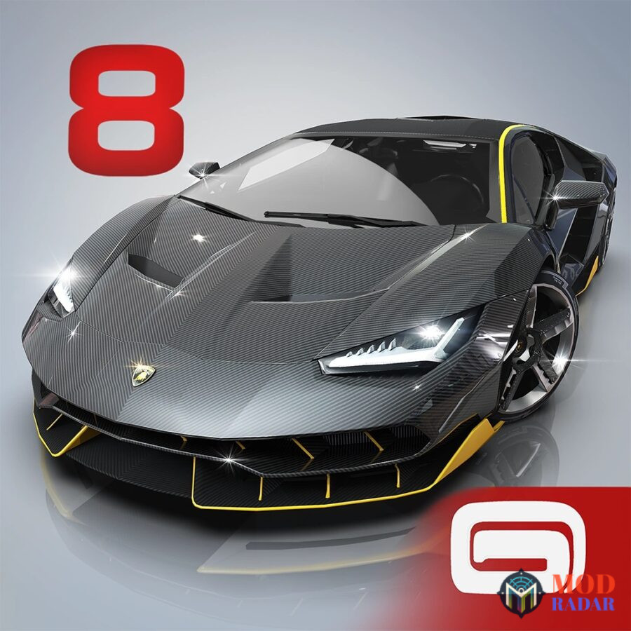 logo asphalt 8 mod apk