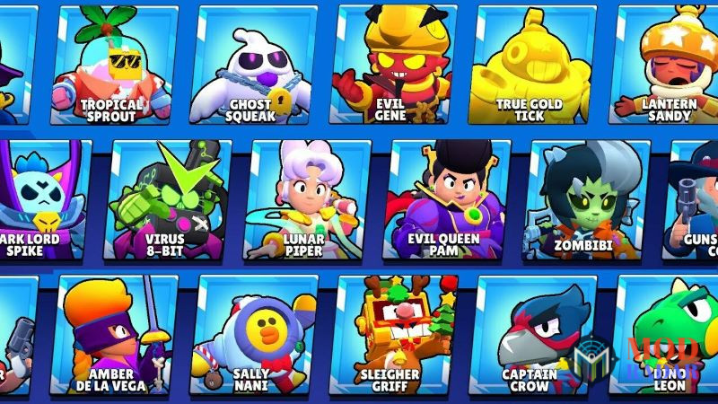 Hệ thống Brawlers trong Brawl Stars Apk