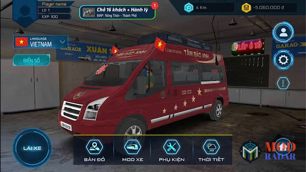 Các tính năng hấp dẫn của phiên bản Minibus Simulator Vietnam Mod Apk