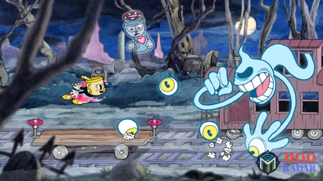 Có đa dạng các boss trong Cuphead Apk