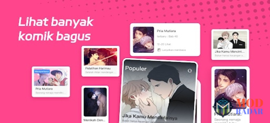 pilihan komik comic box mod apk