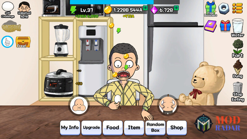 Cốt truyện Hack food fighter clicker cuốn hút