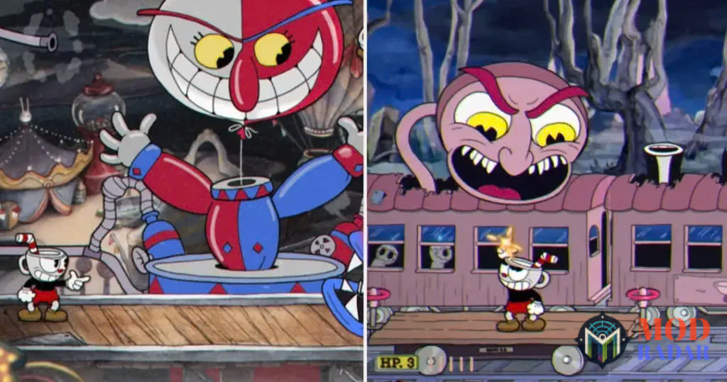 Đấu với các boss trong Cuphead Apk