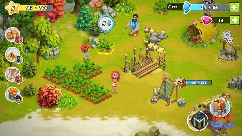 Family Island Mod với những tiện ích khác phiên bản thường