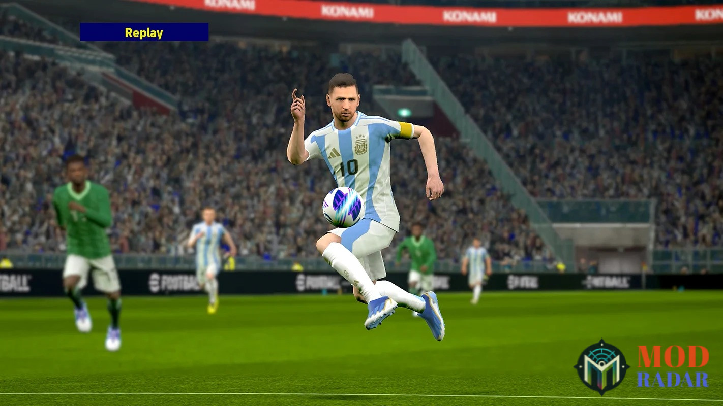 GamePlay của eFootball 2024 APK: Hệ thống điều khiển trực quan