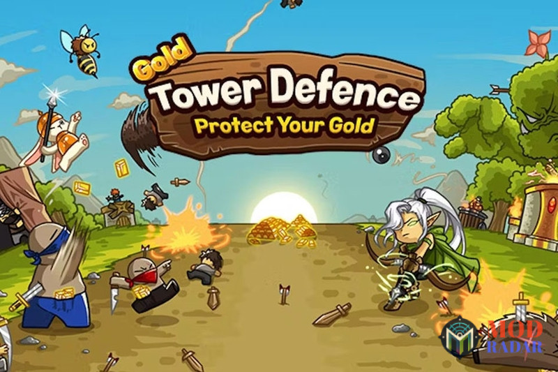 Giới thiệu game Hack Gold Tower Defence v2.1.19 2024