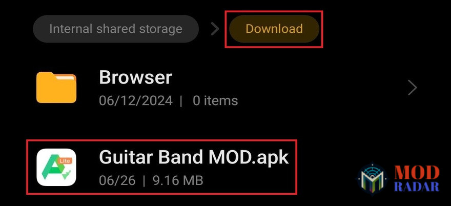 instal guitar band mod apk