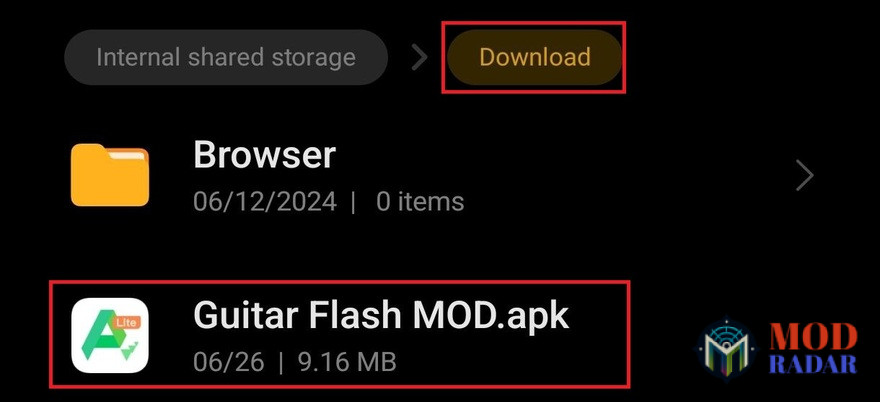 instal guitar flash mod apk