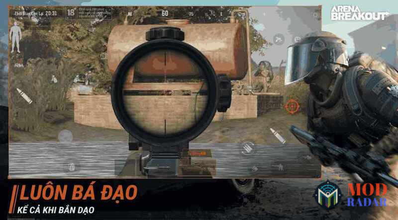 Những tính năng có trong Arena Breakout Mod APK