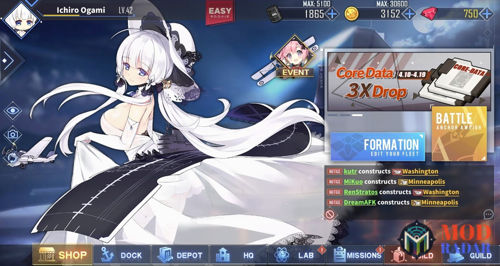 Hướng dẫn tải game Azur Lane Apk v8.1.4