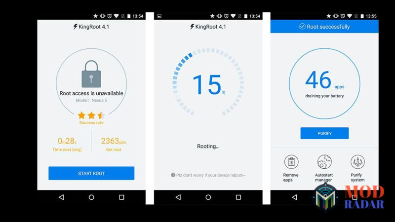 Mở Quyền Truy Cập S&acirc;u V&agrave; T&ugrave;y Chỉnh Hệ Thống Trong Kingroot APK