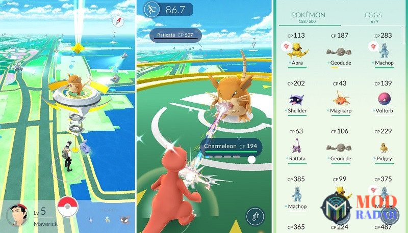 Lối chơi cơ bản của Pokemon Go 3