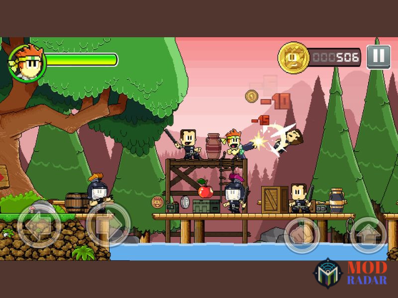 Lối Chơi H&agrave;nh Động Đi Cảnh Đầy Ho&agrave;i Niệm Trong Dan The Man Hack