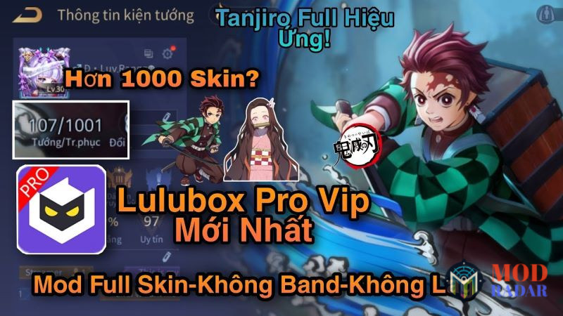 Skin hiếm hoàn toàn miễn phí trong Lulubox Pro 6.6.0