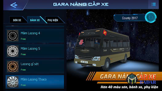 Nâng cấp và bảo dưỡng xe trong Minibus Simulator Vietnam Apk