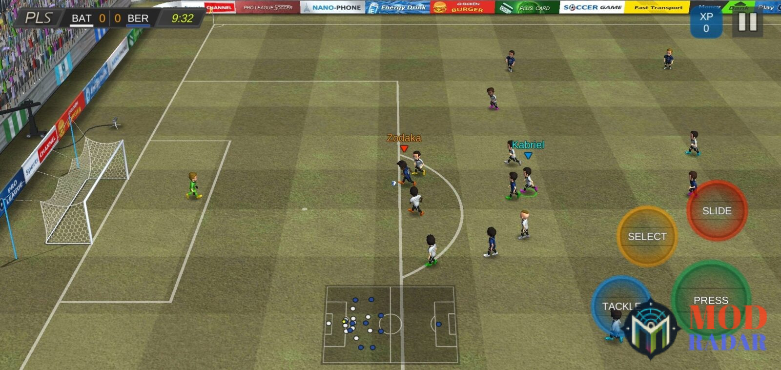 Pro Soccer Online APK cung cấp đa dạng chế độ chơi