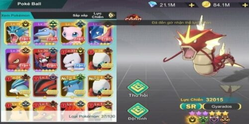 Thu phục các Pokemon sau khi đánh bại Boss Pokemon