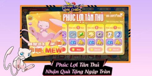 Chơi game với nhiều phúc lợi tân thủ