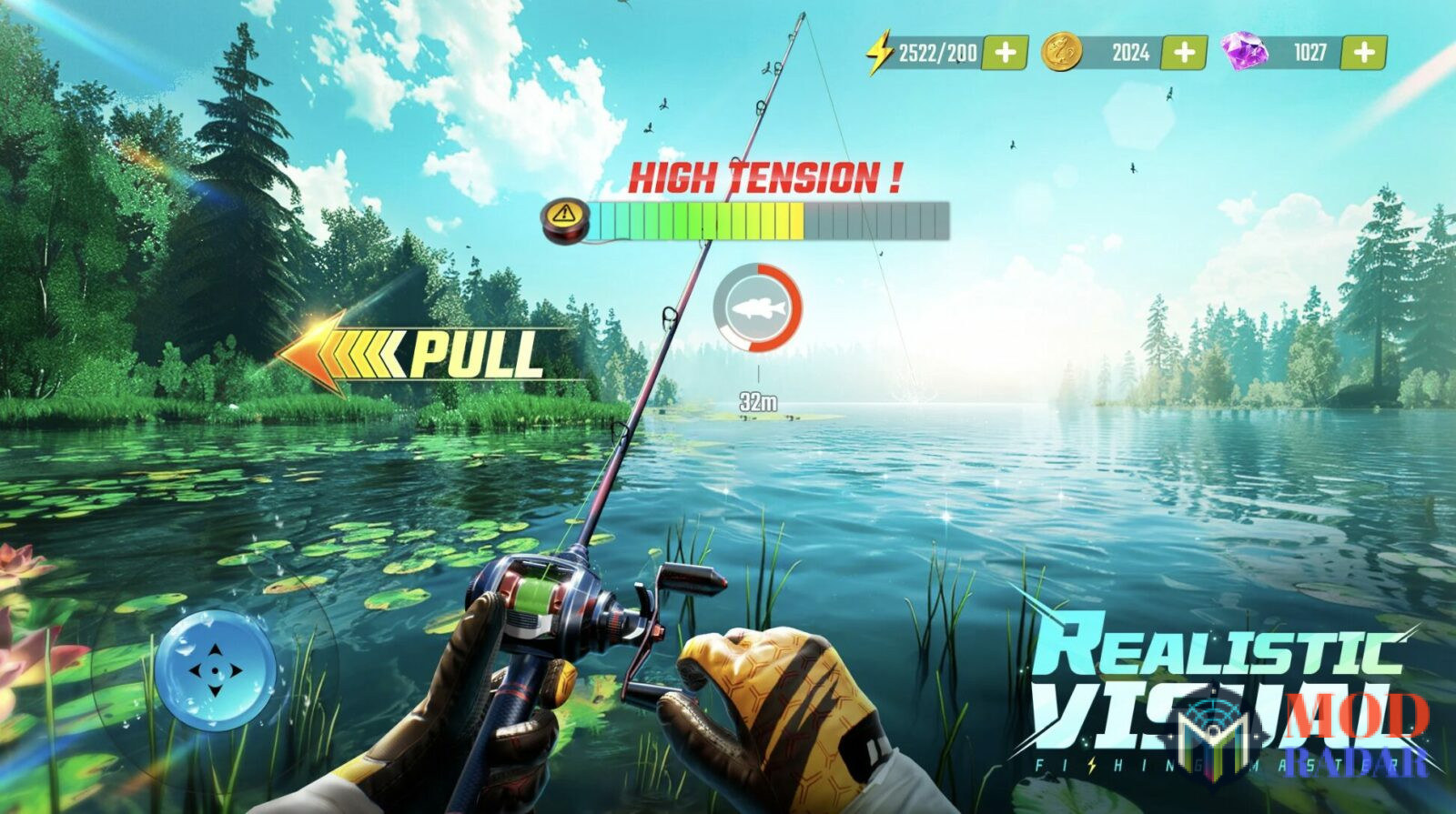 Trải nghiệm gameplay của Fishing Master Apk