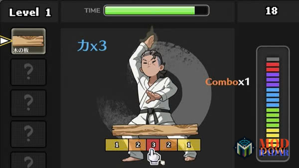 Tùy chỉnh mức độ khó trong  Private Karate Lessons Apk