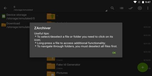 Tips dành cho người mới bắt đầu sử dụng ZArchiver Apk