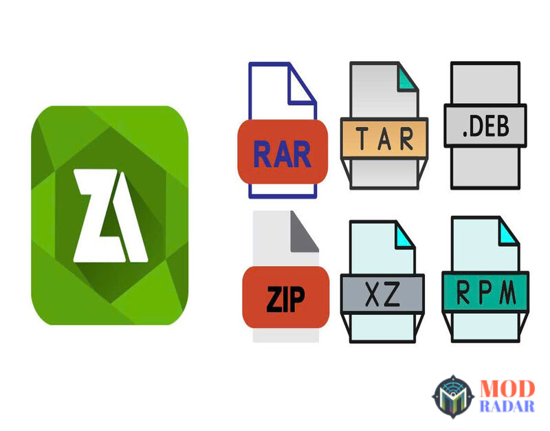 ZArchiver Apk hỗ trợ đa định dạng cho người dùng