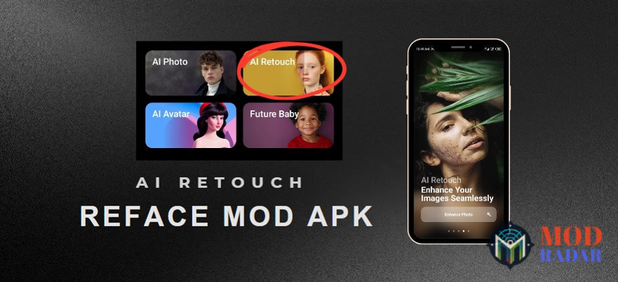 AI Retouch Reface Mod Apk ini mudah digunakan