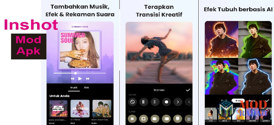 Akses versi pro dengan Inshot Mod Apk