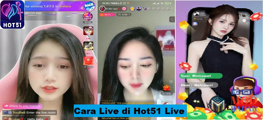 Bisa jadi host di Hot51 Live Mod APK