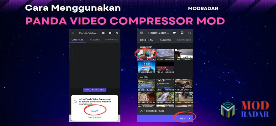 Cara memakai Panda Video Compressor Mod mudah banget