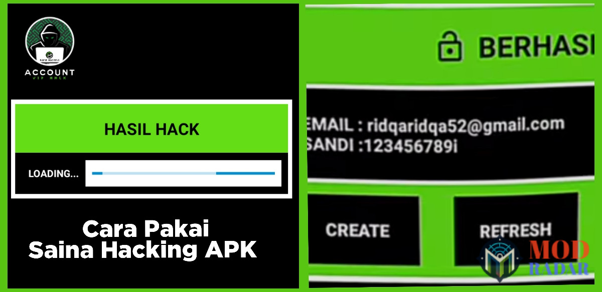Cara pakai Sains Hacking APK Body
