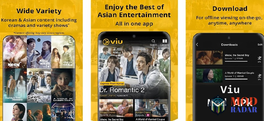 Cek selalu versi terbaru Viu Mod Apk di Modradar