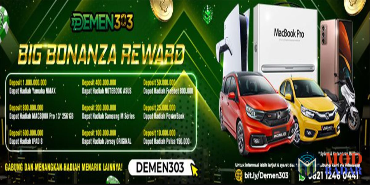 Demen303 Bonus Big Bonanza Reward