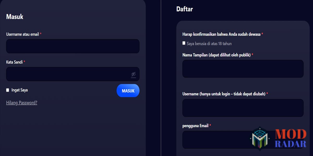 Cara daftar di situs Demoslot