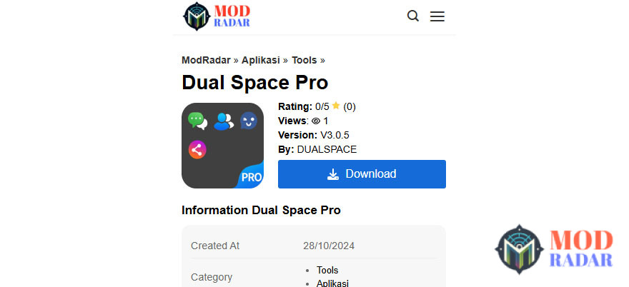 Download Dual Space Pro Mod