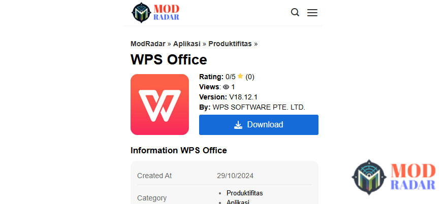 Download WPS Office Mod