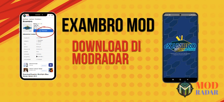 Download sekarang Apk Exambro Mod di Modradar