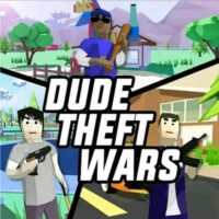 Logo Dude Theft Wars Mod APK