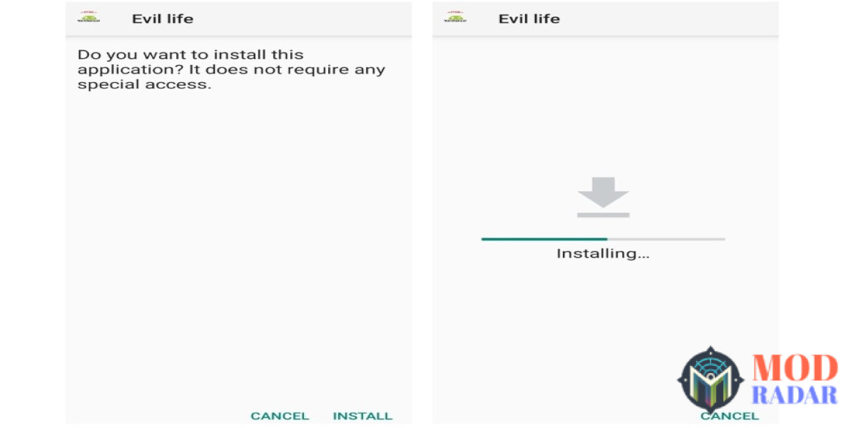 Evil Life Mod APK, Instal Evil Life Mod APK ke Ponsel