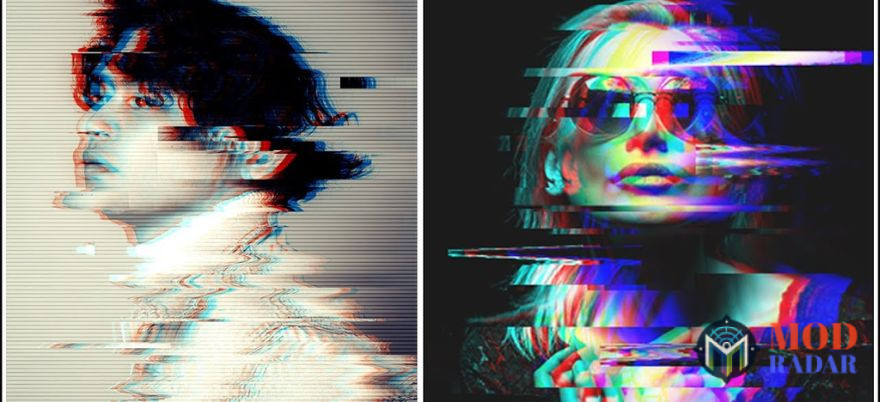 FIlter Glitch Di FilmoraGo Mod Apk