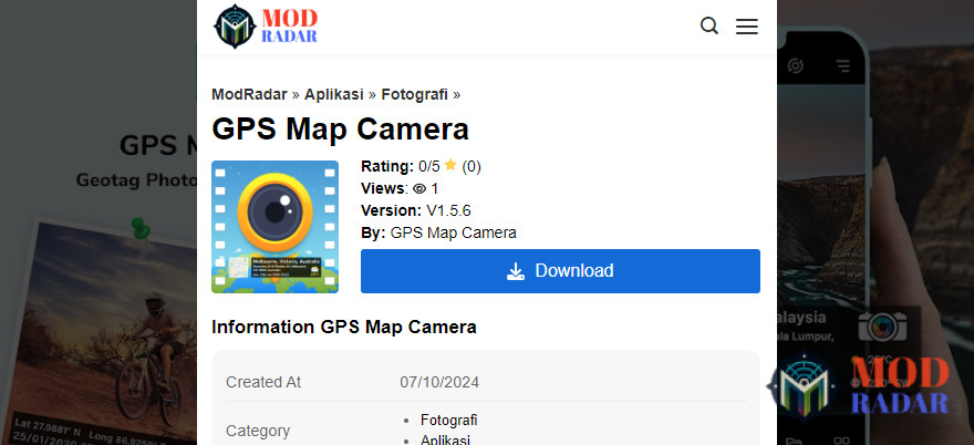 GPS Map Camera Mod Apk