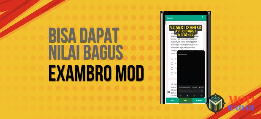 Gampang dapat nilai ujian bagus kalau pakai Exambro Mod Apk