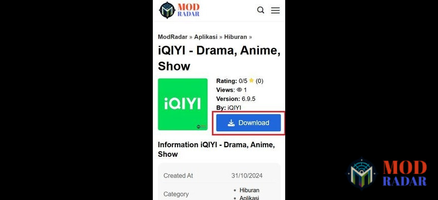 Klik Download IQIYI Mod Apk